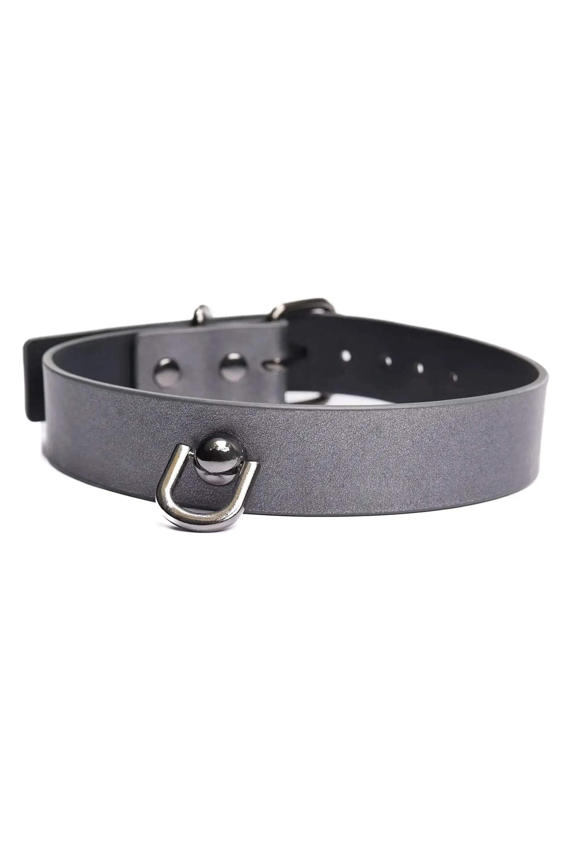 Gunmetal Glam Collar & Leash - COQUETTE - Flyclothing LLC