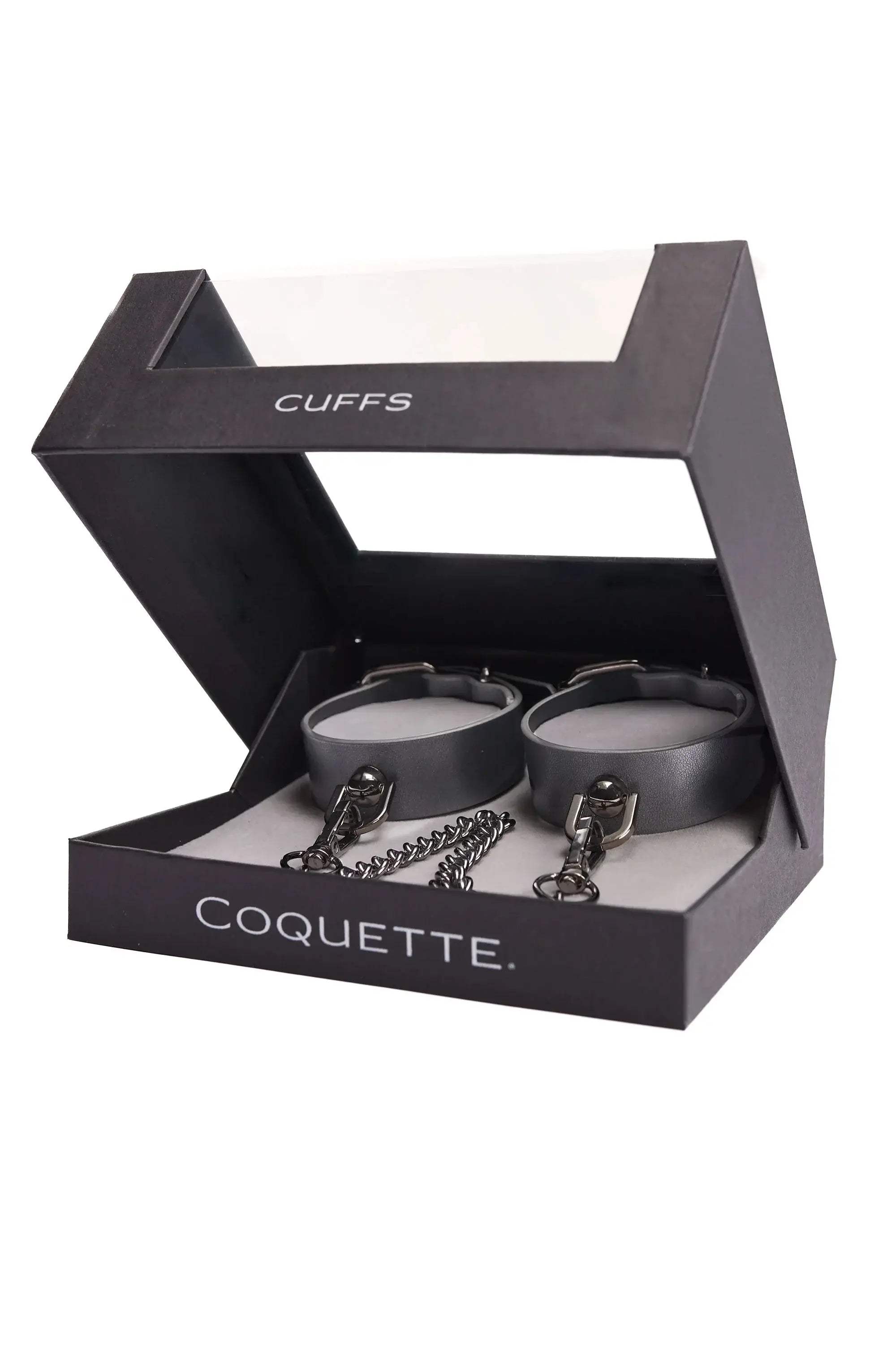 Gunmetal Glam Handcuffs - COQUETTE - Flyclothing LLC