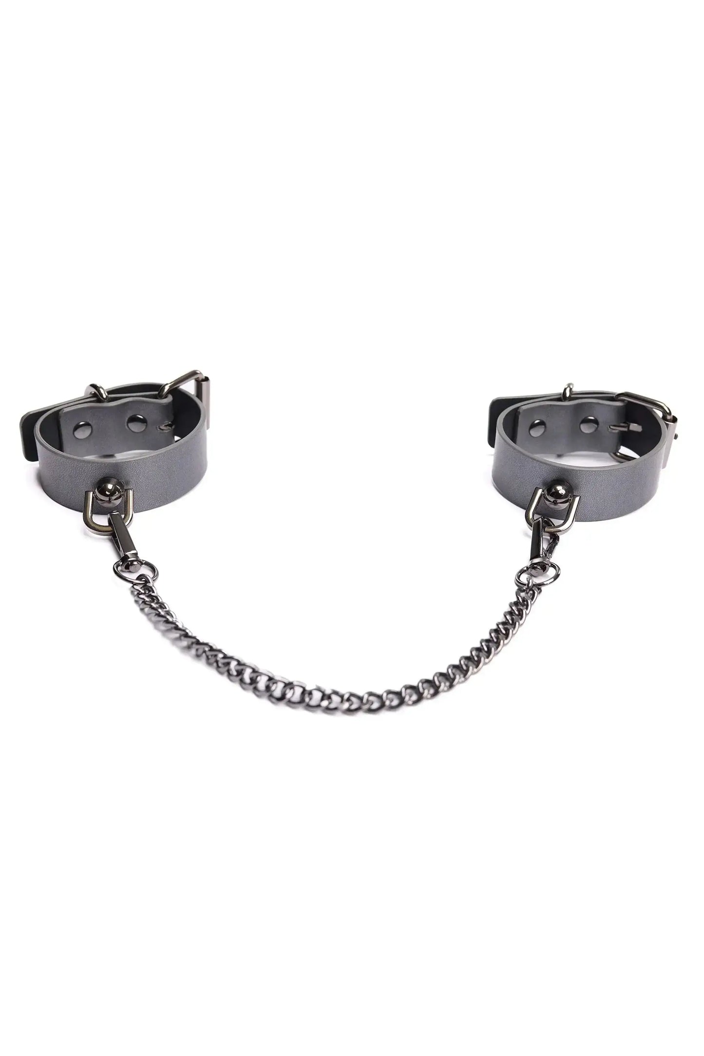 Gunmetal Glam Handcuffs - COQUETTE - Flyclothing LLC