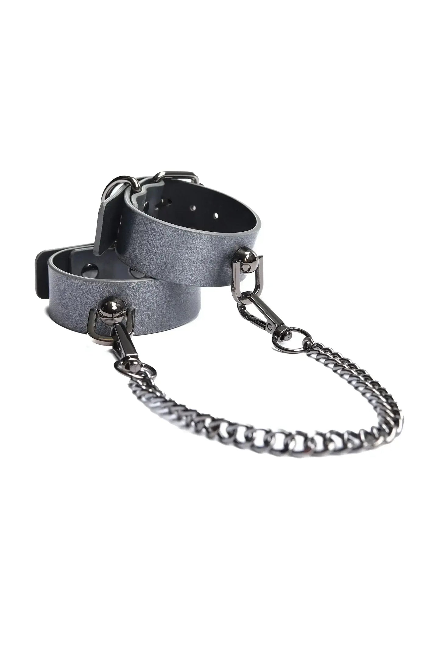 Gunmetal Glam Handcuffs - COQUETTE - Flyclothing LLC