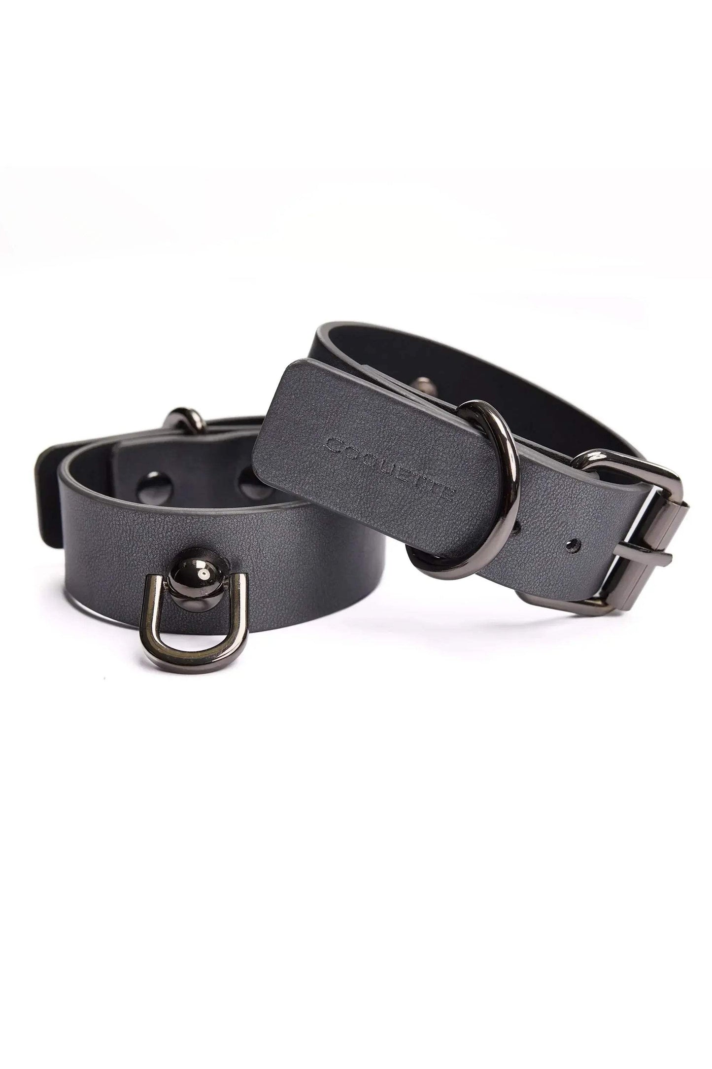 Gunmetal Glam Handcuffs - COQUETTE - Flyclothing LLC