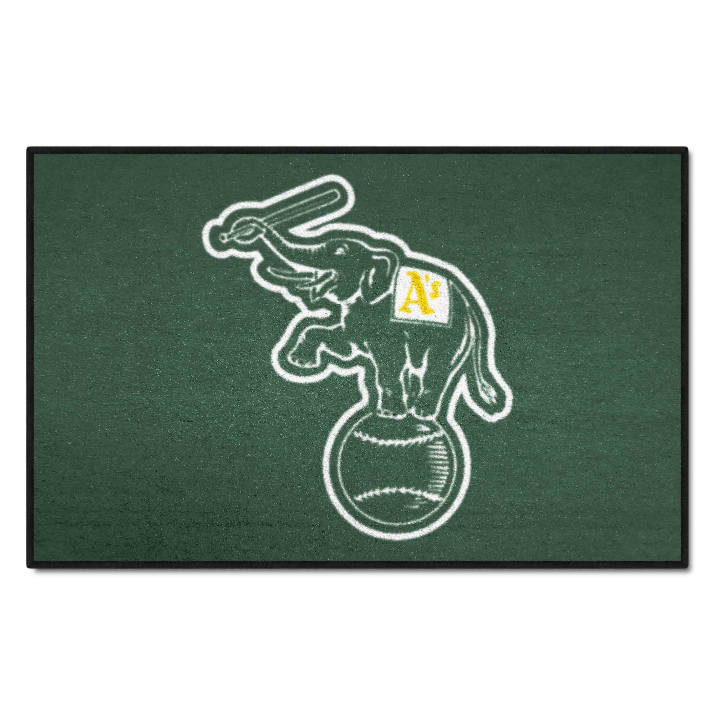 Oakland Athletics Starter Mat Accent Rug - 19in. x 30in. - Oakland Athletics