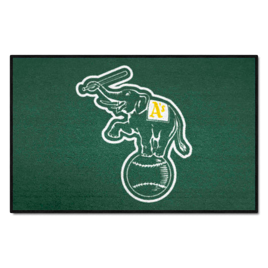 Oakland Athletics Starter Mat Accent Rug - 19in. x 30in. - Oakland Athletics