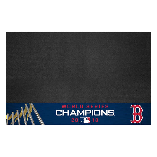 Boston Red Sox 2018 World Series Champions Vinyl Grill Mat - 26in. x 42in. - Boston Red Sox