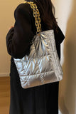 Bubble Texture Chain Handbag - Trendsi - Flyclothing LLC