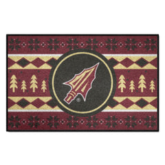 Florida State Seminoles Holiday Sweater Starter Mat Accent Rug - 19in. x 30in. - Florida State