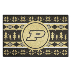 Purdue Boilermakers Holiday Sweater Starter Mat Accent Rug - 19in. x 30in. - Purdue