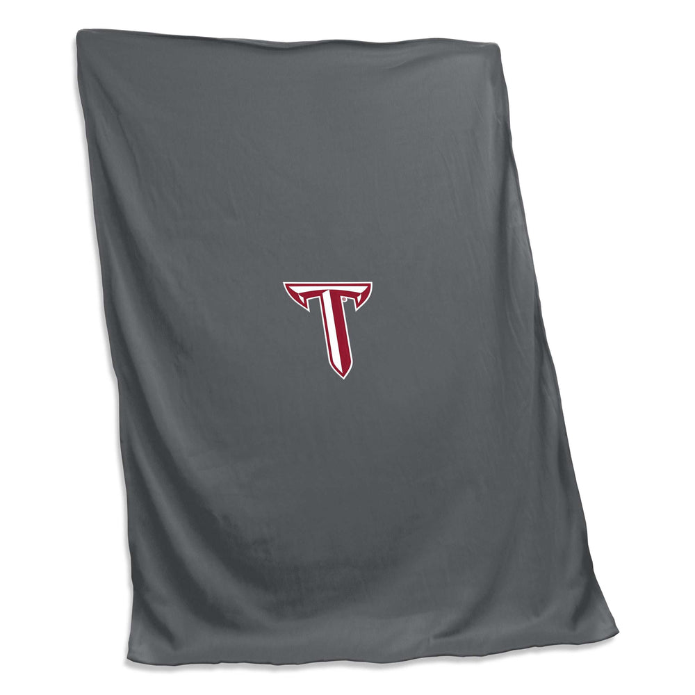Troy Charcoal Sweatshirt Blanket (Screened) - Logo Brands - Flyclothing LLC