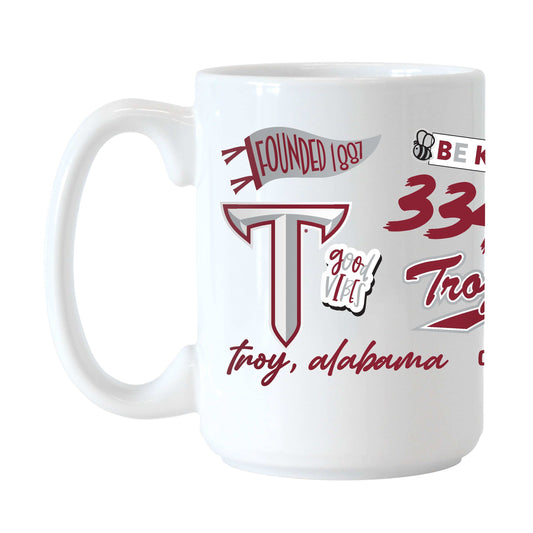 Troy 15oz Native Sublimated Mug - Logo Brands - Flyclothing LLC