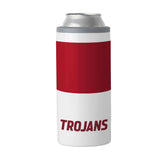 Troy 12oz Colorblock Slim Can Coolie - Logo Brands - Flyclothing LLC