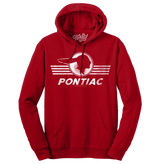 Pontiac Logo Hooded Sweatshirt - Red