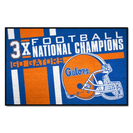 Florida Gators Football Dynasty Starter Mat Accent Rug - 19in. x 30in. - Florida