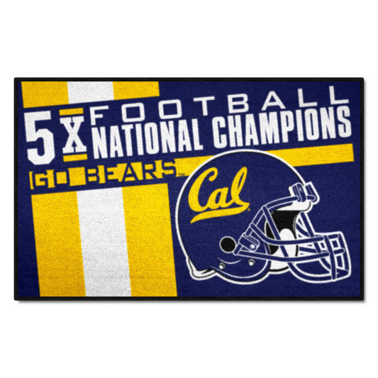 Cal Golden Bears Dynasty Starter Mat Accent Rug - 19in. x 30in. - Cal