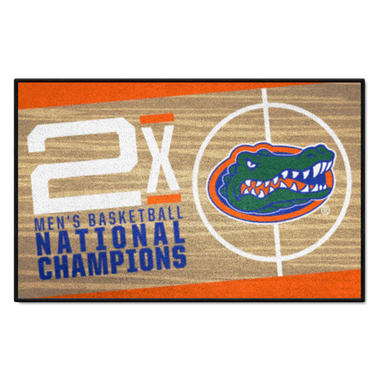 Florida Gators Basketball Dynasty Starter Mat Accent Rug - 19in. x 30in. - Florida