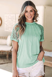 Round Neck Short Sleeve T-Shirt - Trendsi - Flyclothing LLC