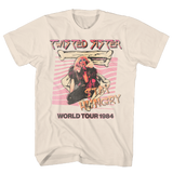 TWISTED SISTER STAY HUNGRY 1984 TOUR NATURAL T-SHIRT