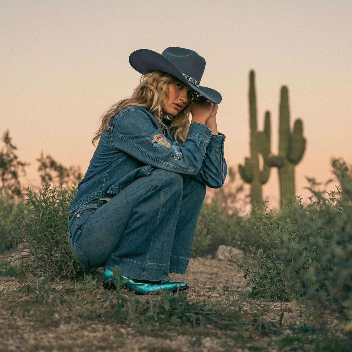 Stetson 751 Wide Leg Jeans Blue - Stetson - Flyclothing LLC