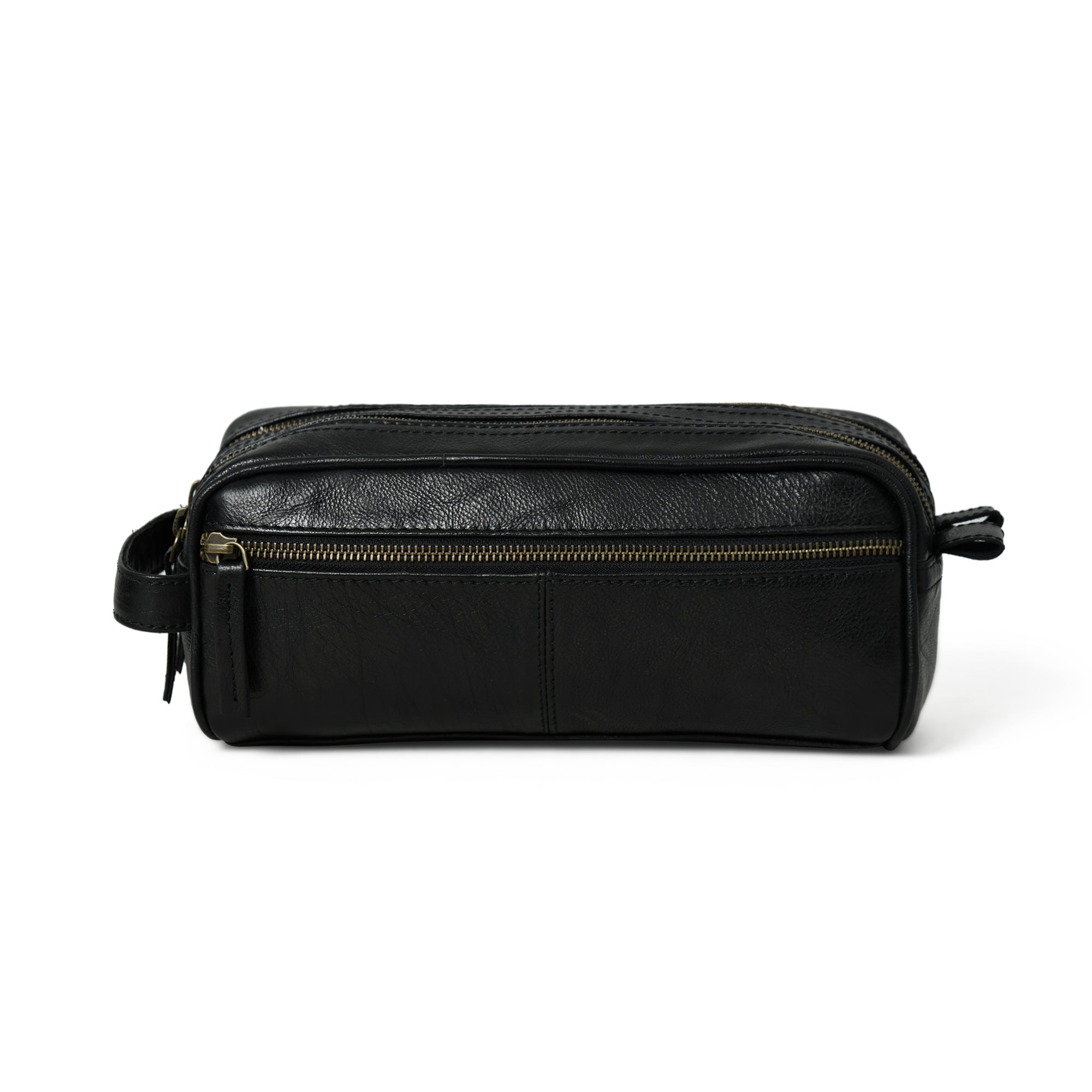 Midnight Deluxe Toiletry Bag-Twin Section - Classy Leather Bags - Flyclothing LLC