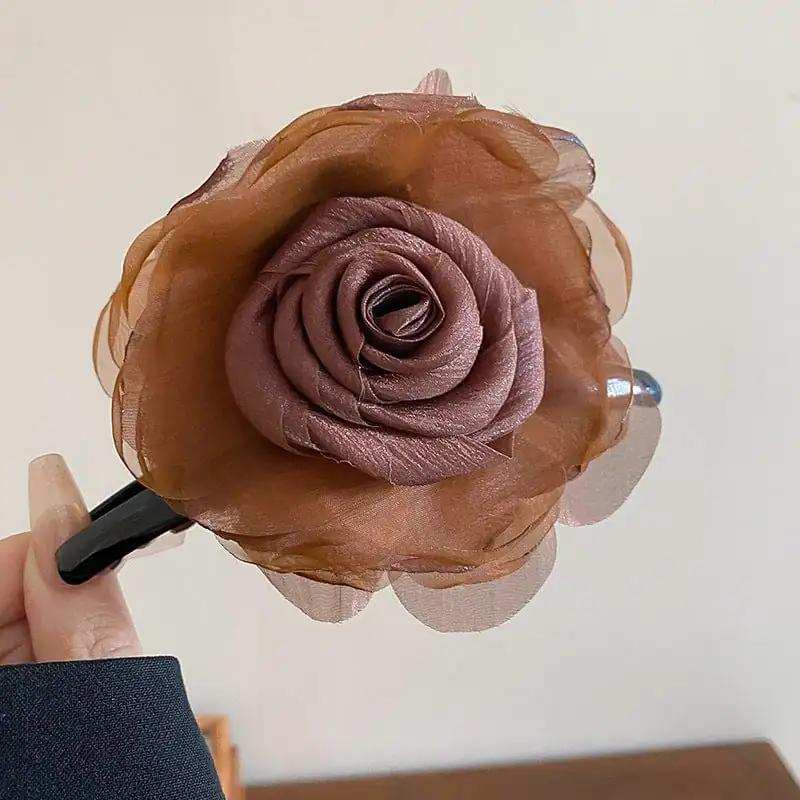 Flower Acrylic Hair Claw Clip - Trendsi - Flyclothing LLC