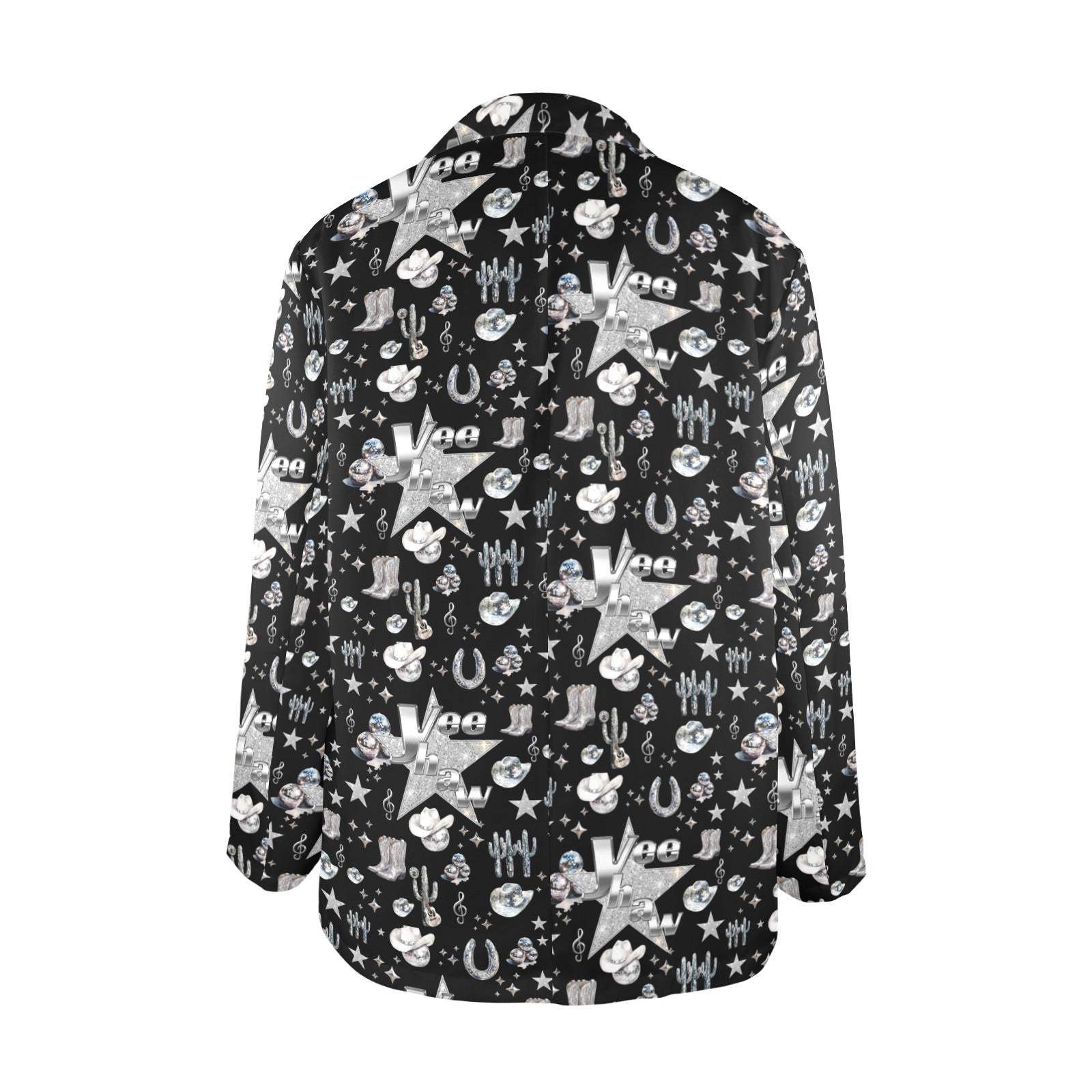 Baha Ranch Rhinestone Cowgirl Yeehaw Blazer Women's Blazer - Baha Ranch Western Wear - Flyclothing LLC
