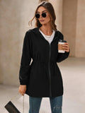 Ivy Lane Outdoor Waterproof Long Sleeve Hooded Windbreaker - Trendsi - Flyclothing LLC