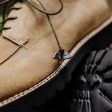 26-224-OAK CAMPO Sueded Goatskin Lace Up with Wax Finish, Oak - Zelli Italia - Flyclothing LLC