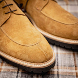 26-220-TOB CAMPO Sueded Goatskin Lace Up, Tobacco - Zelli Italia - Flyclothing LLC