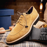 26-220-TOB CAMPO Sueded Goatskin Lace Up, Tobacco - Zelli Italia - Flyclothing LLC