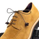 26-220-TOB CAMPO Sueded Goatskin Lace Up, Tobacco - Zelli Italia - Flyclothing LLC