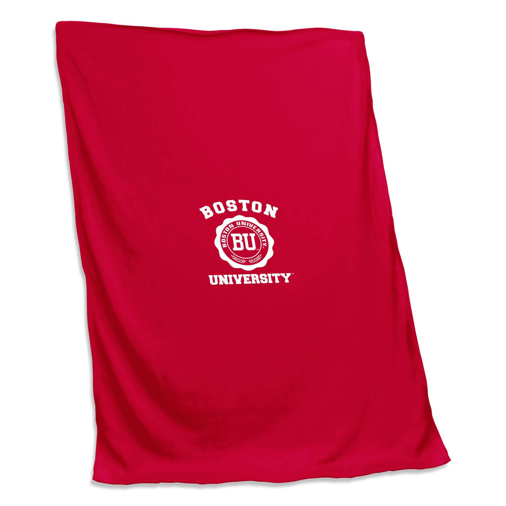 Boston U Screened Sweatshirt Blanket - Logo Brands - Flyclothing LLC