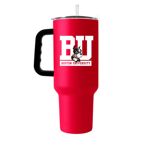Boston University 40oz Flipside Powder Coat Tumbler - Logo Brands - Flyclothing LLC