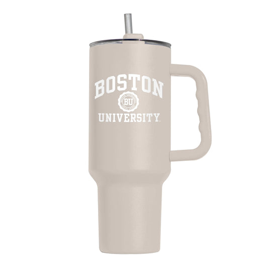 Boston University 40oz Archway Powder Coat Tumbler - Logo Brands - Flyclothing LLC