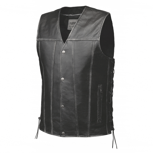 2611.AGR - Mens Ultra Leather Vest