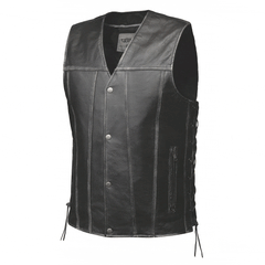 2611.AGR - Mens Ultra Leather Vest