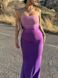 Gradient Tube Bodycon Midi Dress - Trendsi - Flyclothing LLC