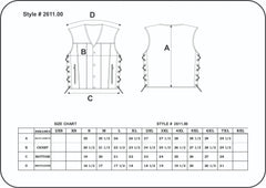 2611.NK ZP - Mens Ultra Leather Vest