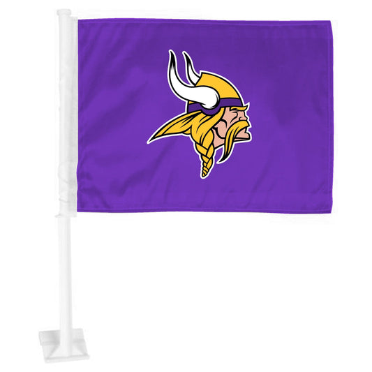 Minnesota Vikings Car Flag Large 1pc 11" x 14" - Minnesota Vikings