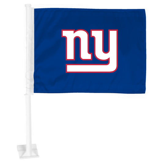 New York Giants Car Flag Large 1pc 11" x 14" - New York Giants