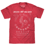 Sriracha Label T-Shirt - Red