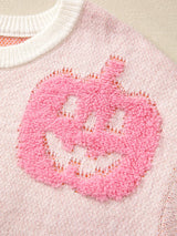 Halloween Cute Pumpkin Pattern Sweater - Trendsi - Flyclothing LLC
