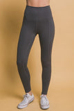 Love Tree High Waist Leggings with Side Pockets - Trendsi