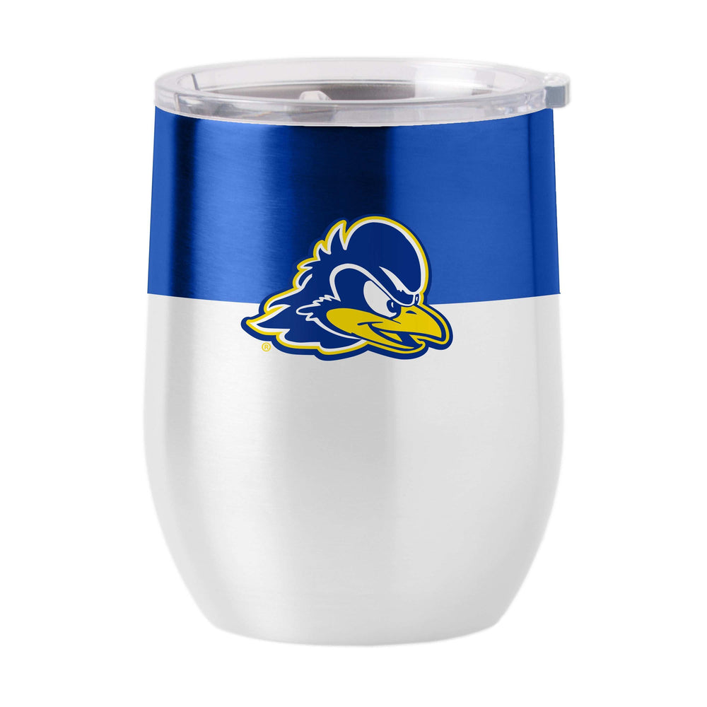 Delaware 16oz Colorblock Stainless Curved Beverage - Logo Brands - Flyclothing LLC