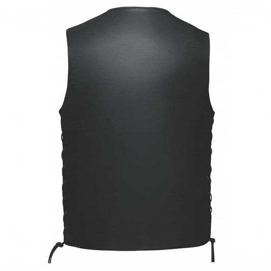 2632.00 - Mens 10-Pocket Leather Vest