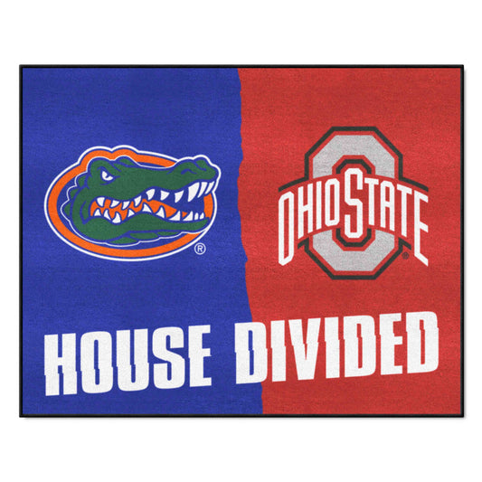 Florida/Ohio State House Divided Rug - 34 in. x 42.5 in. - House Divided - Florida / Ohio State