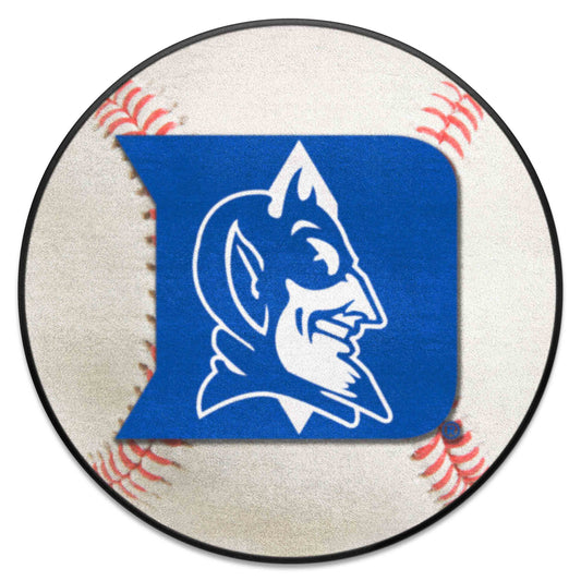 Duke Blue Devils Baseball Rug - 27in. Diameter, Devil Logo - Duke