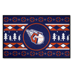Cleveland Guardians Holiday Sweater Starter Mat Accent Rug - 19in. x 30in. - Cleveland Guardians