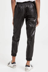 Drawstring PU Leather Pants with Pockets - Trendsi - Flyclothing LLC