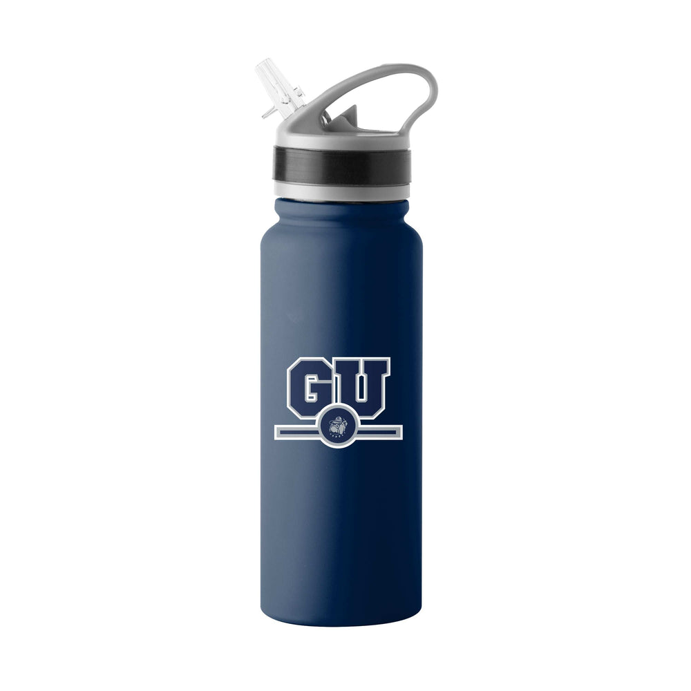Georgetown 25oz Campus Color Letterman Stainless Single Wall Flip Top Bottle - Logo Brands - Flyclothing LLC