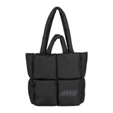 James Madison Black Puff Tote - Logo Brands - Flyclothing LLC