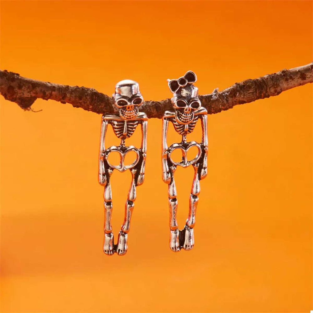 Halloween Skeleton Drop Earrings - Trendsi - Flyclothing LLC